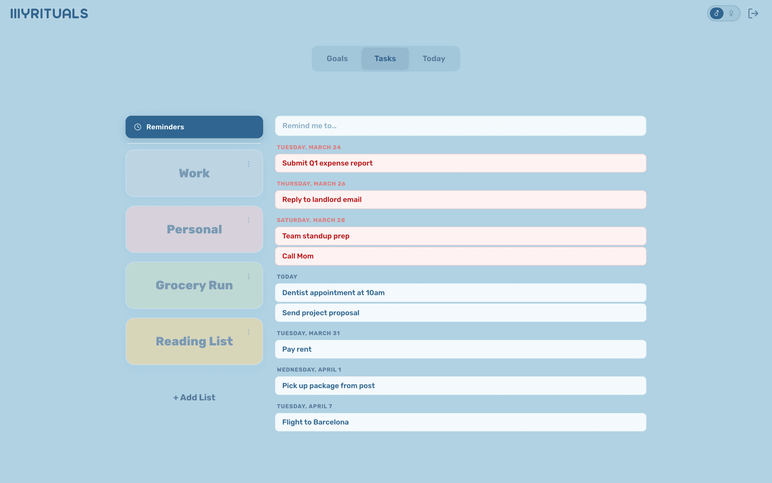 MyRituals screenshot 4