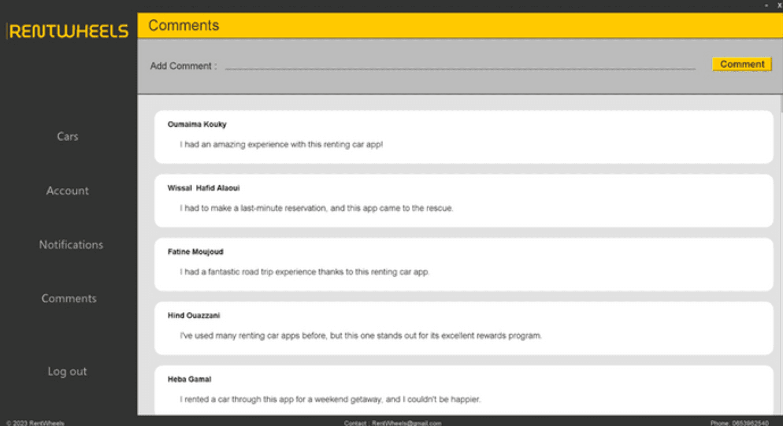RentWheels screenshot 5