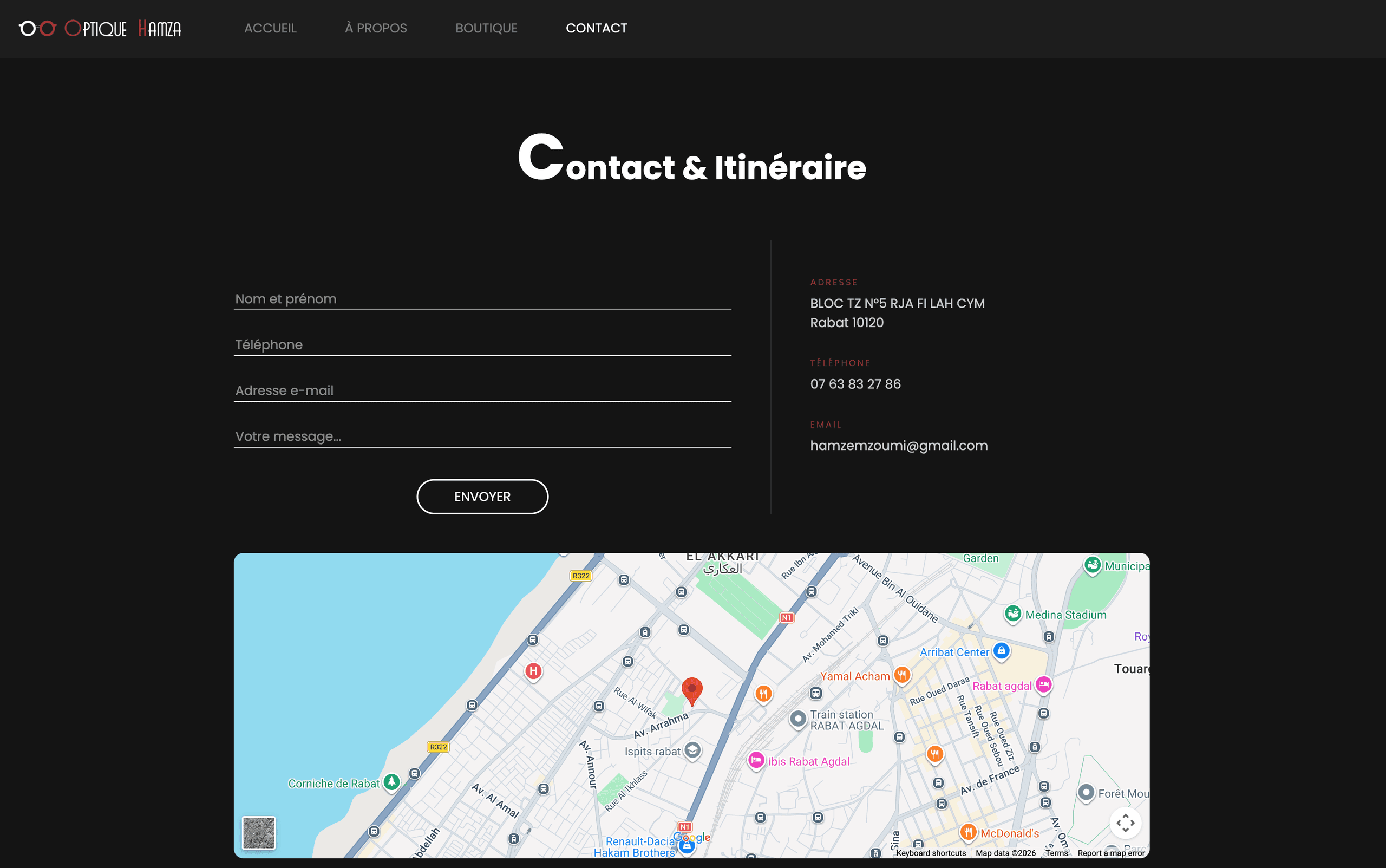 Optique Hamza screenshot 4
